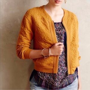 Anthropologie Saturday Sunday Quilted Jacket
Mustard Yellow Size: Small